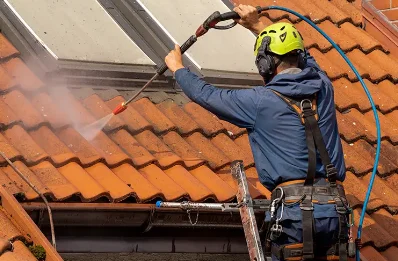 Démoussage et hydrofuge de toiture à Gioux